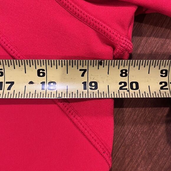 EUC New Balance women’s red 1/2 zipped thermal long sleeved top size large! - Picture 8 of 9
